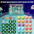 20 Pack Galaxy Bath Bombs for Kids - Image 3