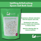 Eco Bath London Uplifting and Refreshing Epsom Salt Bath Soak 1kg - Image 2