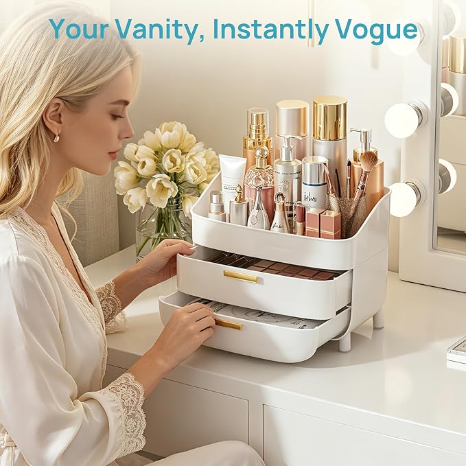 Vtopmart 3-Tier Skincare Makeup Organizer - Image 6