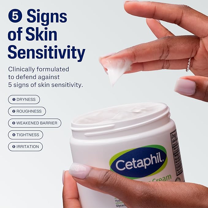 Cetaphil Face & Body Moisturizer, Hydrating Moisturizing Cream - Image 3