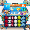 Bath Bombs for Boys with Toys Inside W/Flash Cards by Zenseme