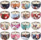16Pack Christmas Scented Candles Gift- Aromatherapy Candle-Soy Wax-Long Lasting - Image 4