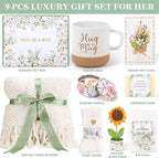 Self Care Gifts for Women Birthday Care Package Spa Kit, Get Well Soon Gift - Image 4