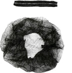 ProtectX 500-Pack Black Disposable Hair Nets, Elastic Head Cover, Bouffant Caps - Image 5