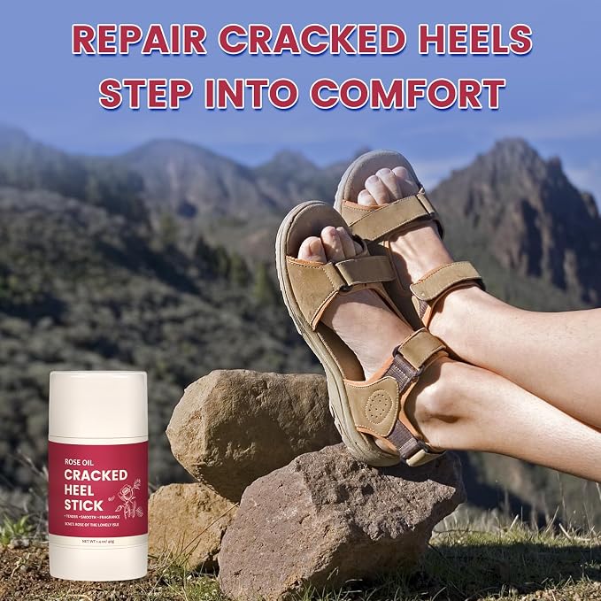 TEAWOO 2 Pcs Cracked Heel Treatment & Repair Stick Set – Rose Oil Infused - Image 6