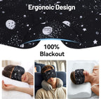 LOVE EYE Dual Side Sleep Mask, Ice Silk Eye Sleeping Mask & Blindfold - Image 4