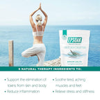 Epsoak Epsom Salt 4 lb. Magnesium Sulfate USP. Resealable Epsom Salt Bag Detox - Image 3