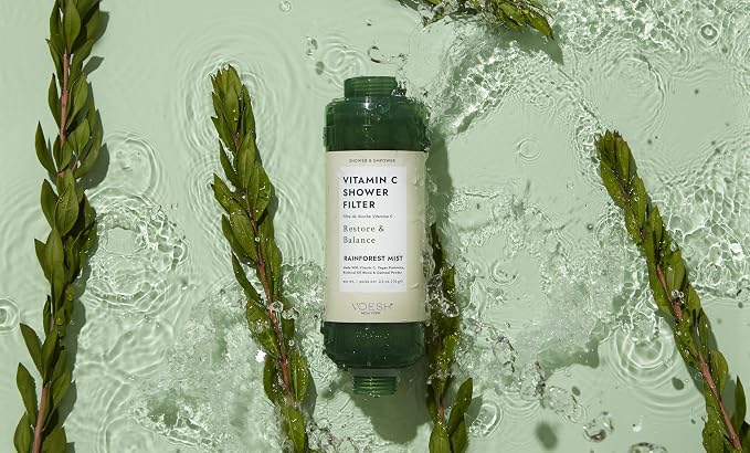 VOESH Vitamin C Shower Filter, Rainforest Mist, Shower Aromatherapy, Water - Image 2