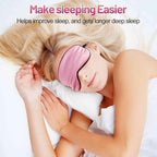 Sleep Mask, Silk Eye Mask for Sleeping - Image 2