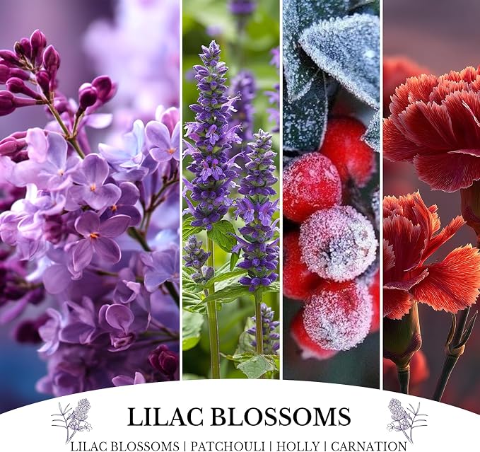Lilac Blossom Scented Candles, Lilac Blossom Candle, Aromatherapy Candle Gifts - Image 2