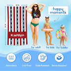 JML Custom Beach Towel with Name, Personalized Microfiber Beach Towel with Name - Image 3