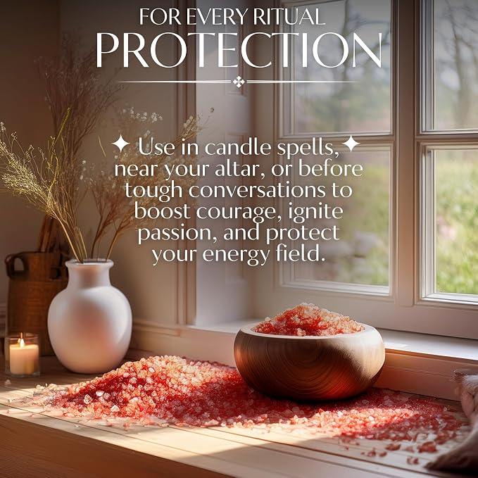 Red Dragon’s Blood Sea Salt for Power, Passion & Protection – Natural Real Salt - Image 3