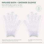 EcoTools Avocado Oil Infused Gentle Exfoliating Bath and Shower Gloves - Image 3