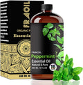 Peppermint Essential Oil, Peppermint Oil 16 Fl Oz 480 ML by FRAOILESSENTIALOIL