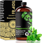 Peppermint Essential Oil, Peppermint Oil 16 Fl Oz 480 ML by FRAOILESSENTIALOIL