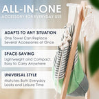 ATANI Turkish Beach Towel, Converts to a Bag, Oversized 100% Cotton Bath Towels - Image 7