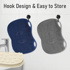 XL Shower Foot Scrubber Mat, Silicone Feet Massage Scrubber in Shower Clean - Image 7