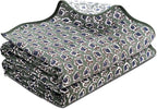 Ridhi Block Print Basil Green Cotton Spa/Beach Towel 27"x54" Set of 2 Handmade - Image 7