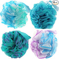 Chuya Bath Sponges Loofahs 70 Grams Large Size, 4 Pack Shower Sponge by Chuya