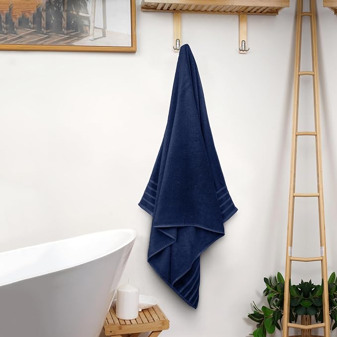 Avalon Towels Bath Towels Set of 4, Size 30 x 60 Inches, Highly Soft and - Image 5