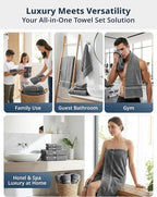 LANE LINEN Luxury Bath Towels Set - Image 8