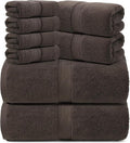 REDKISS Towels 8 Piece Luxury Bath Towel Set, 2 Bath Sheets, 2 Hand Towels by REDKISSOnline