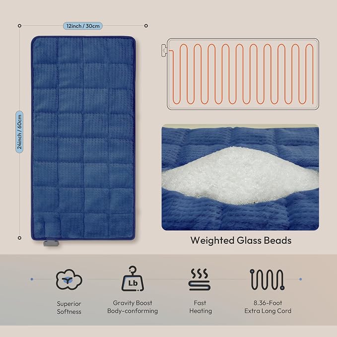 GOTCOZY Weighted Heating Pad 12"X24" - Image 3
