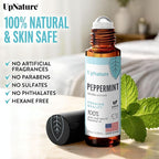 UpNature Peppermint Oil Roll On – 100% Natural Nausea & Morning Sickness Relief - Image 3