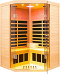 2 Person Far Infrared Sauna 0-5mG Ultra Low EMF 1520W Indoor Sauna Canadian by SalusHEAT