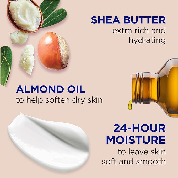 Dr Teal's Body Lotion, Shea Butter & Almond, 18 fl oz - Image 2