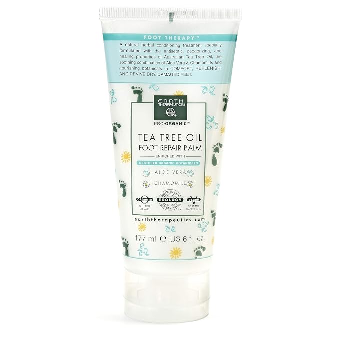 Earth Therapeutics Tea Tree Oil Foot Balm – Australian Tea Tree Oil w/Aloe Vera by EarthTherapeutics