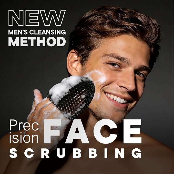 Facial Sponge - Deep Exfoliating Face Mitt, Honeycomb Face Exfoliator - Image 2