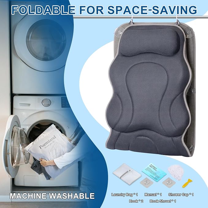 Poemland Full Body Bath Pillow for Tub - Image 6