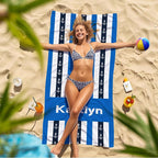 JML Custom Beach Towel with Name, Personalized Microfiber Beach Towel with Name - Image 7