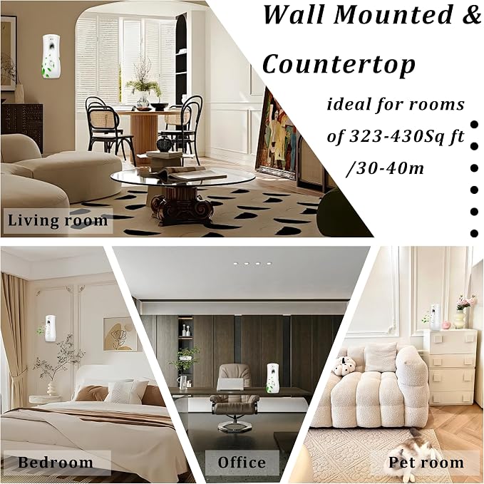 Automatic Air Freshener Spray Dispenser, Free Standing or Wall Mounted - Image 4