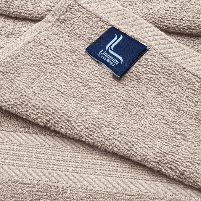 Linteum Textile Supply Luxury Hair Towels 100% Ring Spun Cotton Towel - Image 3