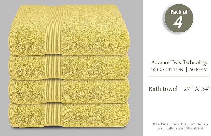 Softolle Luxury Bath Towels Set of 4 | Towels - Image 8