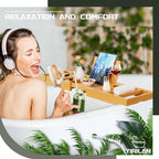 Premium Bathtub Tray Caddy, Expandable Bath Tray, Unique House Warming Gifts - Image 5