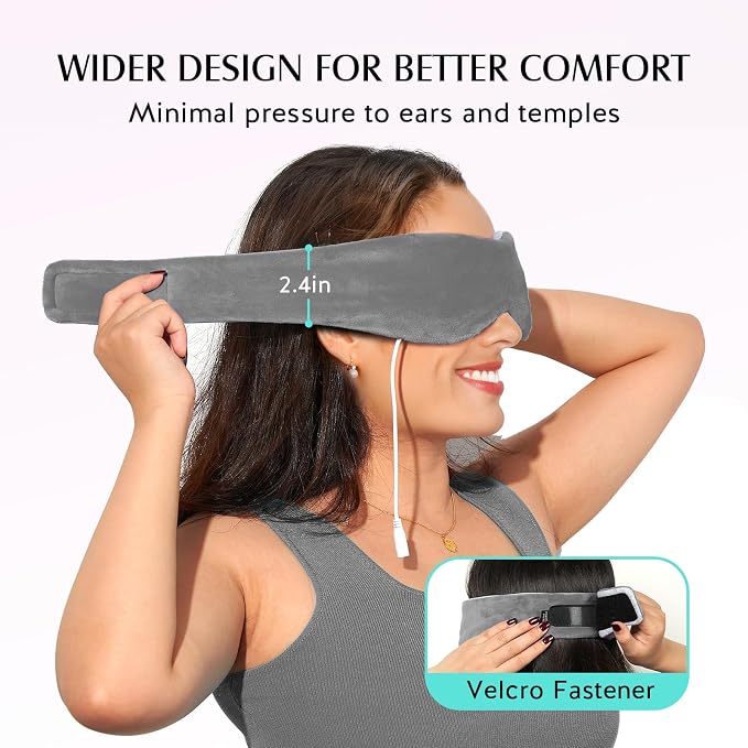 YFONG Heated Eye Mask, Warm Eye Compress Mask - Image 5