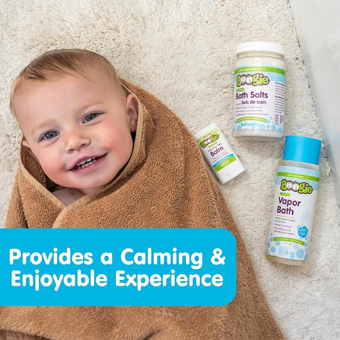 Boogie Spa Kit, Includes Boogie Kids Bath Salts, Eucalyptus, 15 oz Vapor Bath - Image 4