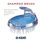KENT SH1 BLU Scalp Scrubber Hair Brush & Scalp Exfoliator - Image 3