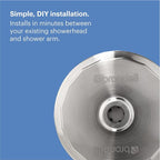 Brondell Shower Filter VivaSpring, Compact Brushed Nickel – High Output - Image 7