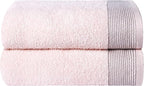 Belizzi Home Ultra Soft 2 Pack Oversized Bath Towel Set 28x55 inches, 100% by Unknown