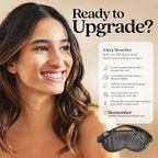 TheSleepGuard Pure Silk Sleep Mask Light Blocking Travel Essentials. Eye Masks - Image 4