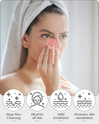 Face Scrubber, Face Cleansing Brush Blackhead Acne Pore Pad - Image 6