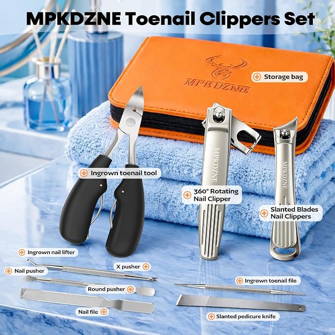 8-in-1 Heavy Duty Toenail & Fingernail Clippers - Image 2