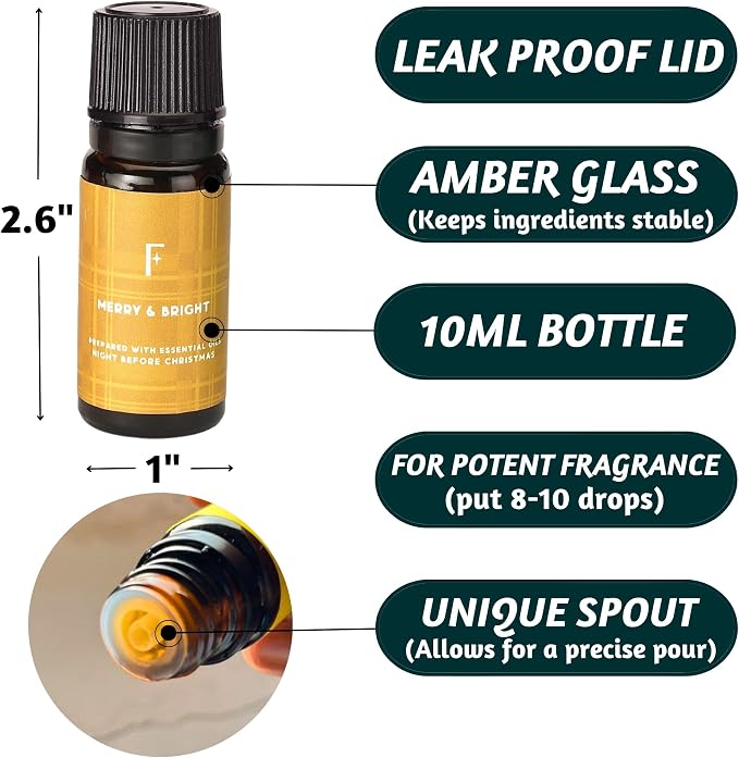 Folkulture Essential Oils Set for Diffuser | Set of 6 Cozy Aromatherapy Oils - Image 5
