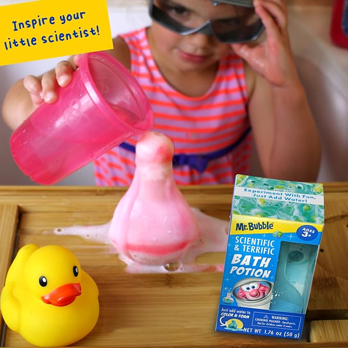 Mr. Bubble The Original Kids Bath Bomb Potions, Colorful Fizzy Fun, Cool Foam - Image 4