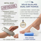 Earth & I Pumice Stone for Feet – 2-Pack Callus Remover | Coarse + Fine - Image 8