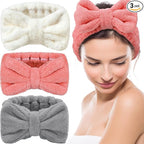 3 Pieces Towel Headbands for Women Makeup Headband for Washing Face Makeup Spa by Hicarer